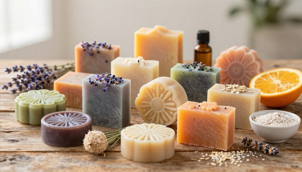 handmade soap varieties