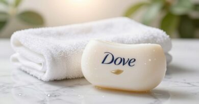 Luxurious Cleansing with Dove Soap
