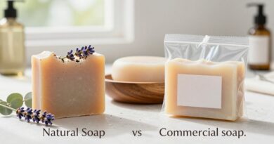 Natural Soap vs Commercial Soap