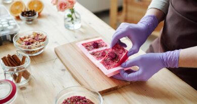 how to make rose soap at home